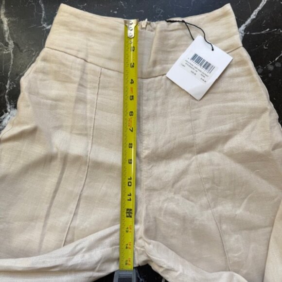 DISSH Aisle Pearl Linen Wide Leg Pant, Size US 4 - Picture 7 of 8